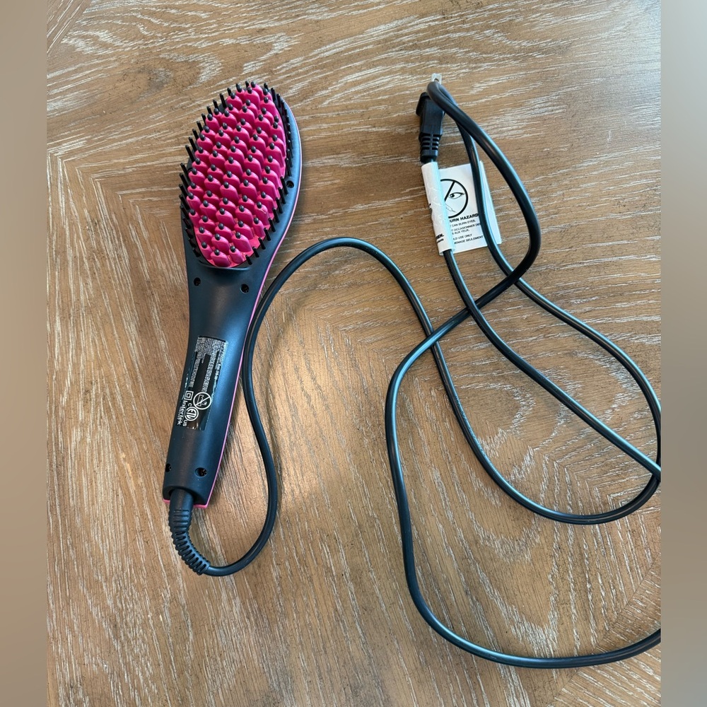 Simply Straight Ceramic Seen On TV Hair Straightener Brush